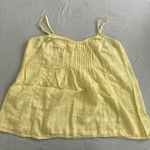 JCrew yellow tank size 6